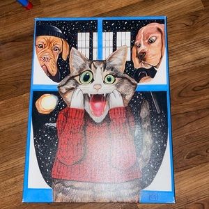 Holiday animal wall art